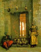 Jean Leon Gerome Heads of the Rebel Beys at the Mosque of El Hasanein Sweden oil painting artist